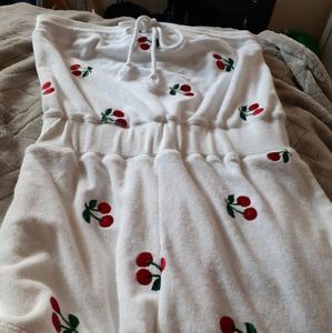 BETSEY JOHNSON TERRY CLOTH  JUMPER